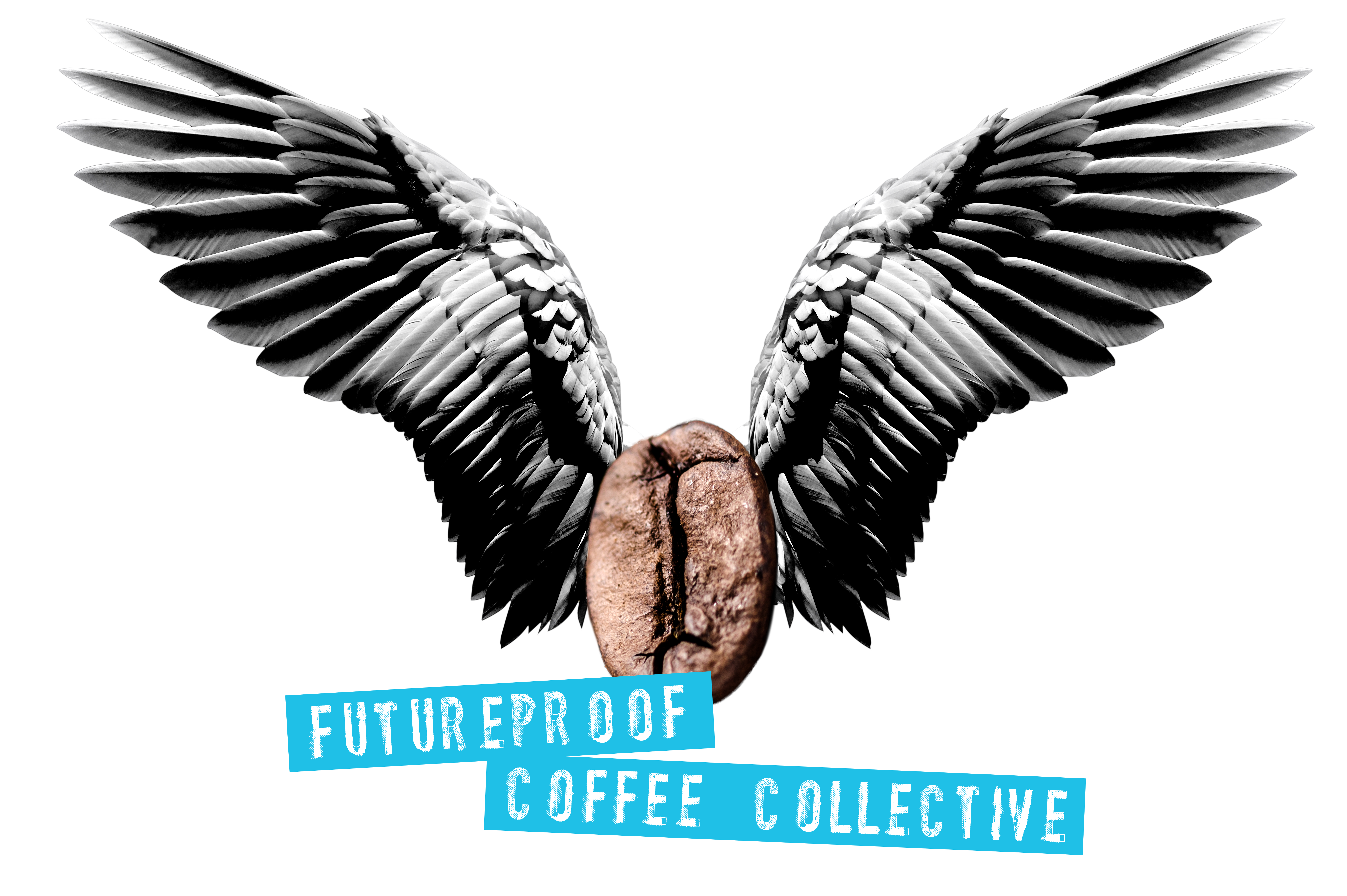 Futureproof Coffee Collective logo - groot transparant